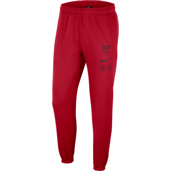 NIKE NBA CHICAGO BULLS COURTSIDE FLEECE PANTS UNIVERSITY RED