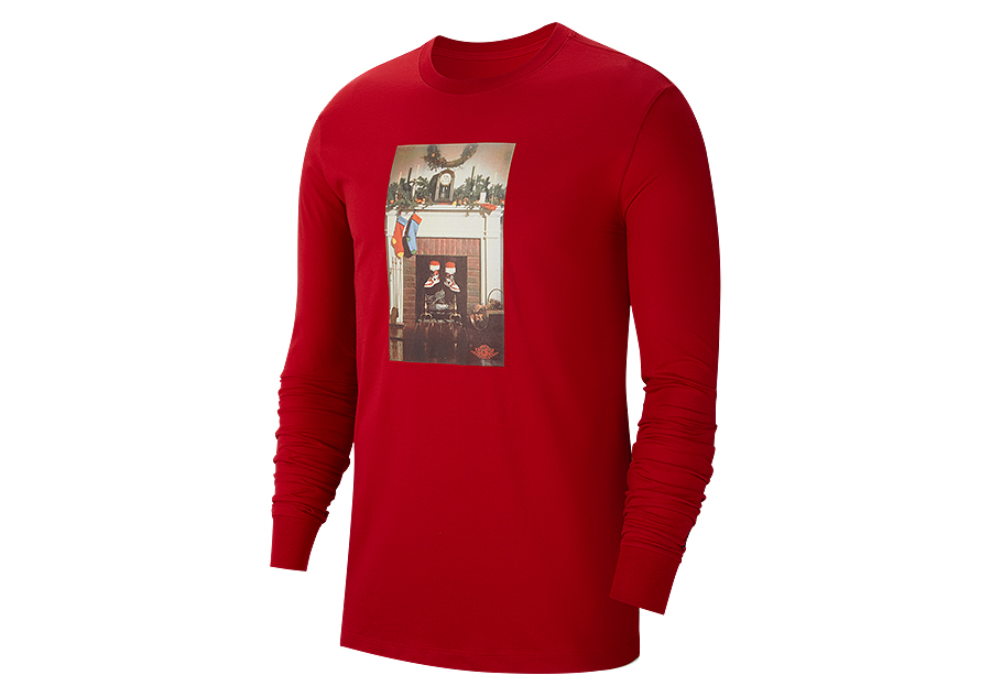 red long sleeve jordan shirt