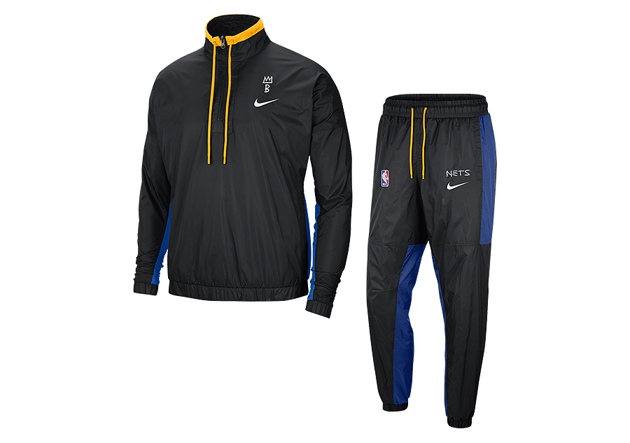 NIKE NBA BROOKLYN NETS CITY EDITION COURTSIDE TRACKSUIT BLACK price € ...