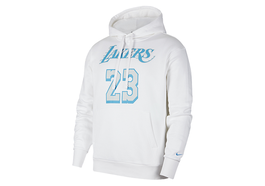 Nike, Sweaters, Los Angeles Lakers Nike Icon Name Number Fleece Hoodie  Lebron James Mens Size M
