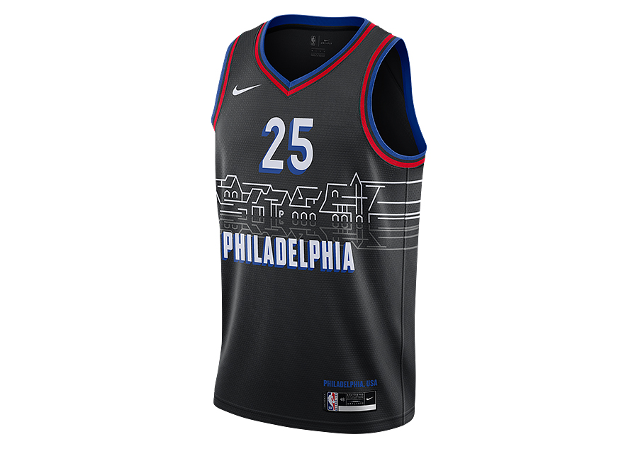 Nike NBA Jersey Basketball Jersey/Vest SW Fan Edition Philadelphia 76e -  KICKS CREW