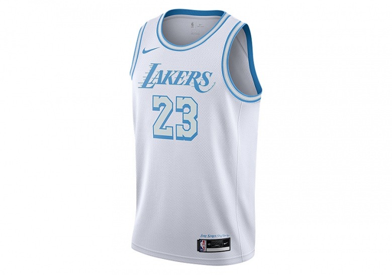 Nike Lebron James LA LAKERS City Edition Swingman Jersey size 3XL  (AJ618-510)