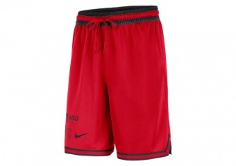 NIKE NBA CHICAGO BULLS COURTSIDE SHORTS UNIVERSITY RED