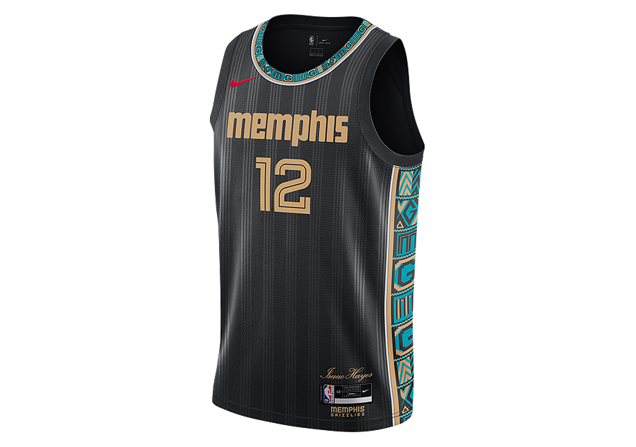 20/21 New Season Ja Morant #12 Memphis Grizzlies Jersey Black City Edition 