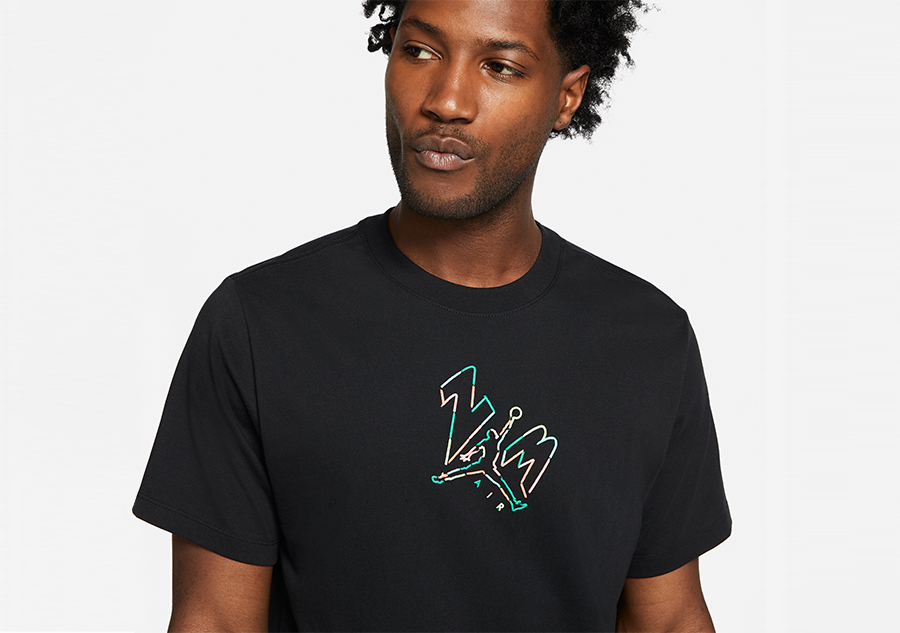 Nike Mens Jordan Jumpman 23 Air T Shirt Black L