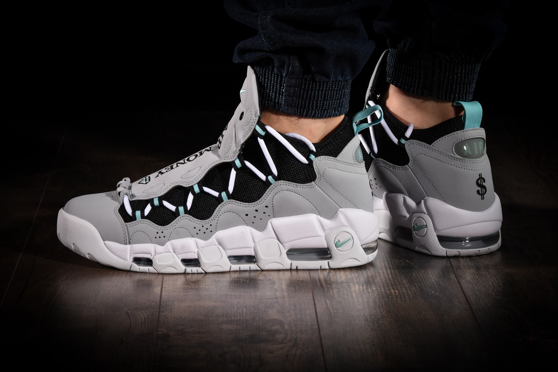 Nike Air More Money Island Green On-Feet Look