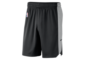 NIKE NBA BROOKLYN NETS PRACTICE SHORTS BLACK