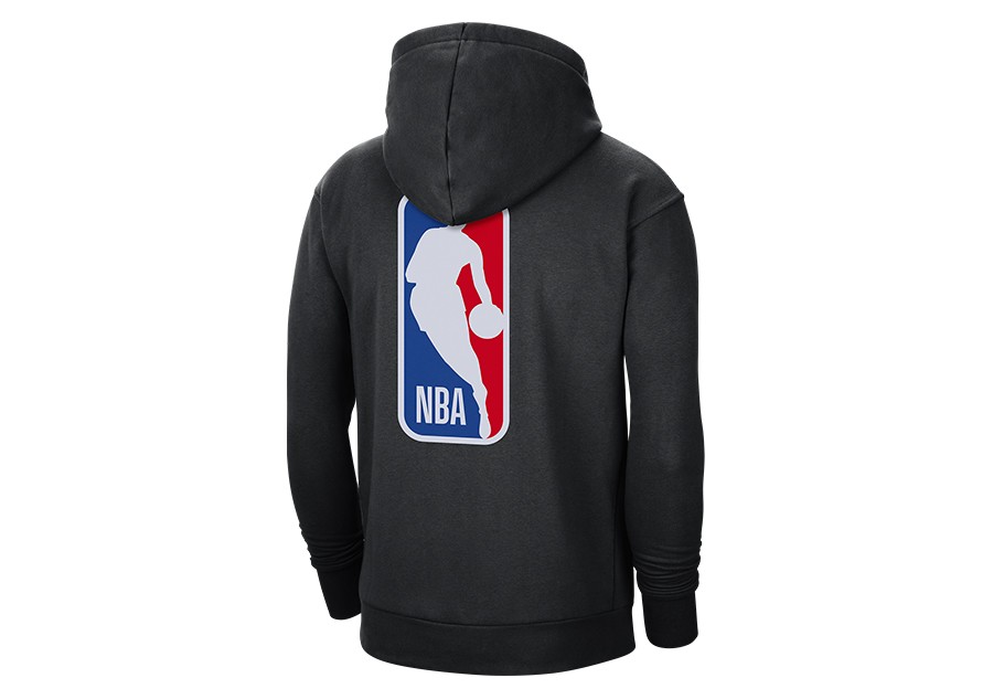 Nba logo hoodie grey on sale