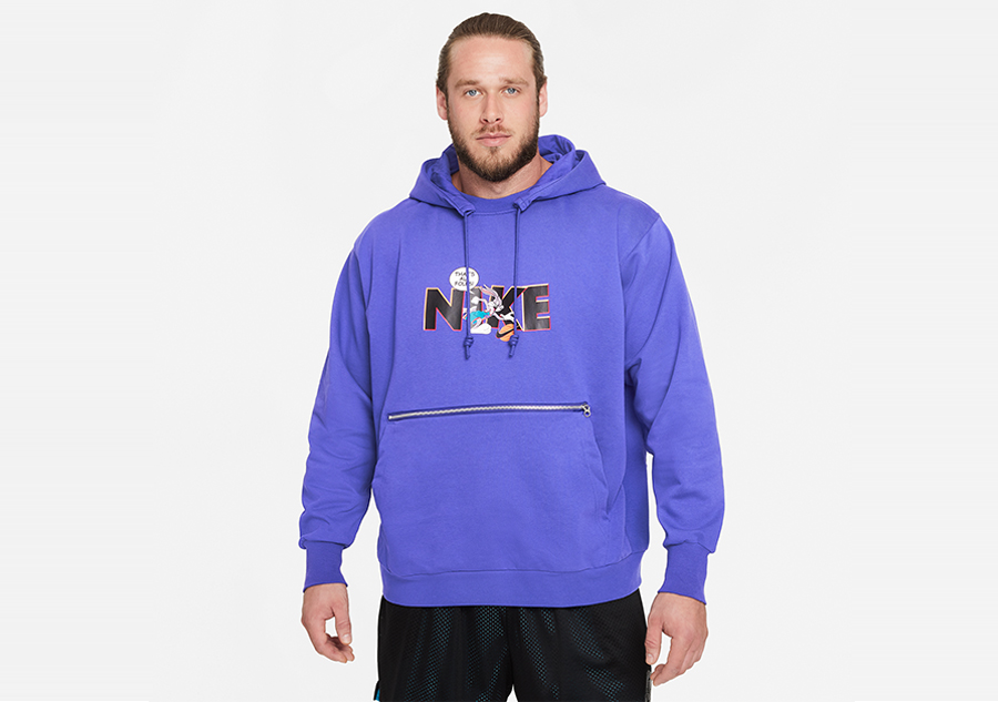 NIKE DRI-FIT STANDARD ISSUE X SPACE JAM A NEW LEGACY HOODIE LIGHT CONCORD  price €87.50