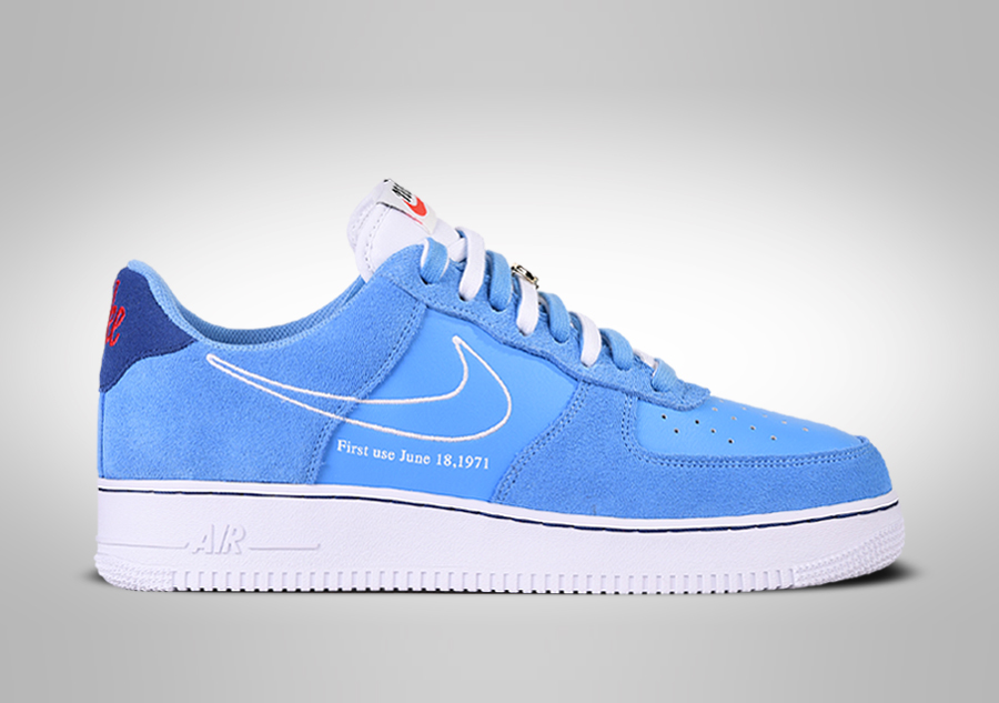 NIKE AIR FORCE 1 LOW FIRST USE UNIVERSITY BLUE price 185.00 Basketzone