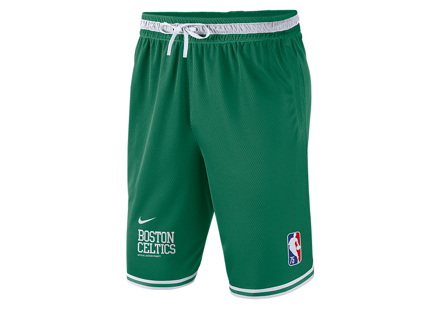 NIKE BOSTON CELTICS SHORTS DNA COURTSIDE 75 CLOVER