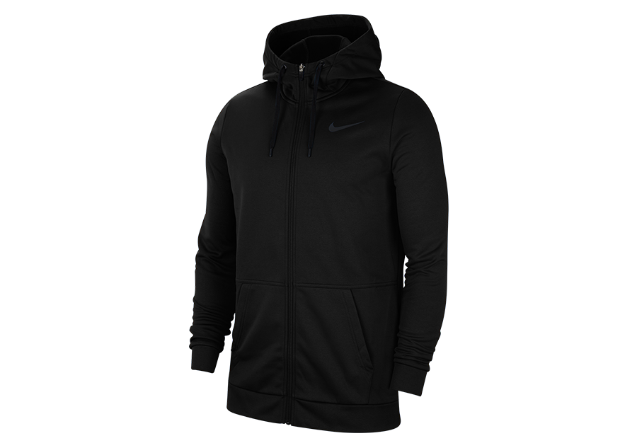 NIKE DRI-FIT FULL-ZIP HOODIE BLACK