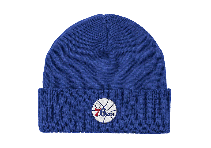 76ers city edition knit hat