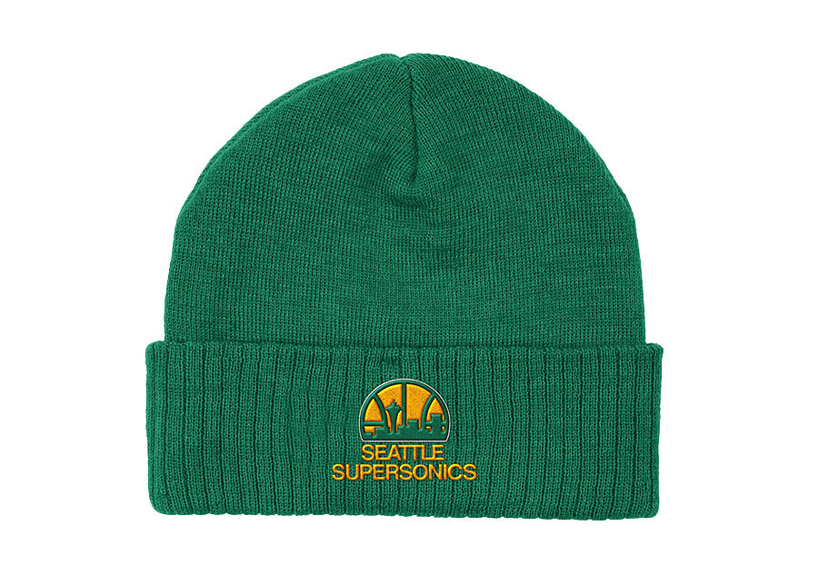 MITCHELL & NESS FANDOM KNIT BEANIE HWC SEATTLE SUPERSONICS