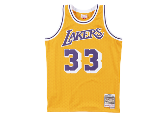 MITCHELL & NESS NBA SWINGMAN JERSEY LOS ANGELES LAKERS - KAREEM ABDUL JABBAR #33