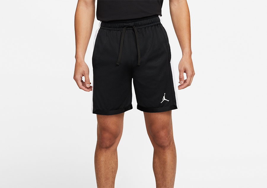 Jordan Dri-Fit Sport Mesh Graphic Shorts Mens Shorts (Black)