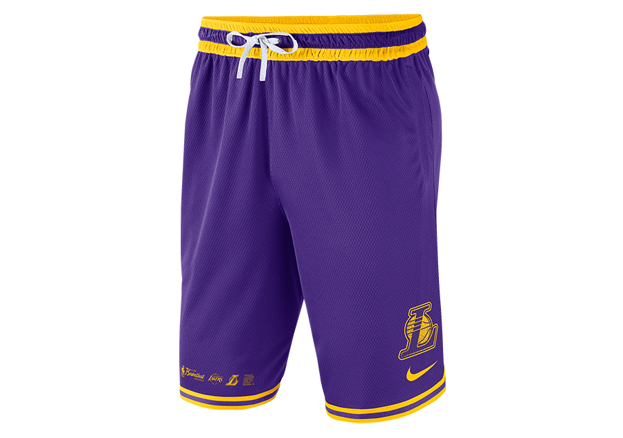 NBA LOS ANGELES LAKERS DRI-FIT DNA SHORT TEAM FIELD PURPLE