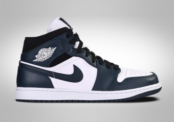 air jordan 1 mid armory navy white black