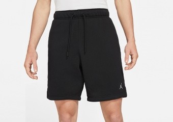 NIKE AIR JORDAN ESSENTIALS FLEECE SHORTS BLACK