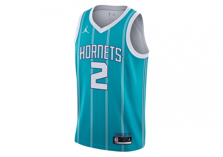 NIKE NBA CHARLOTTE HORNETS LAMELO BALL SWINGMAN JERSEY ICON EDITION RAPID TEAL