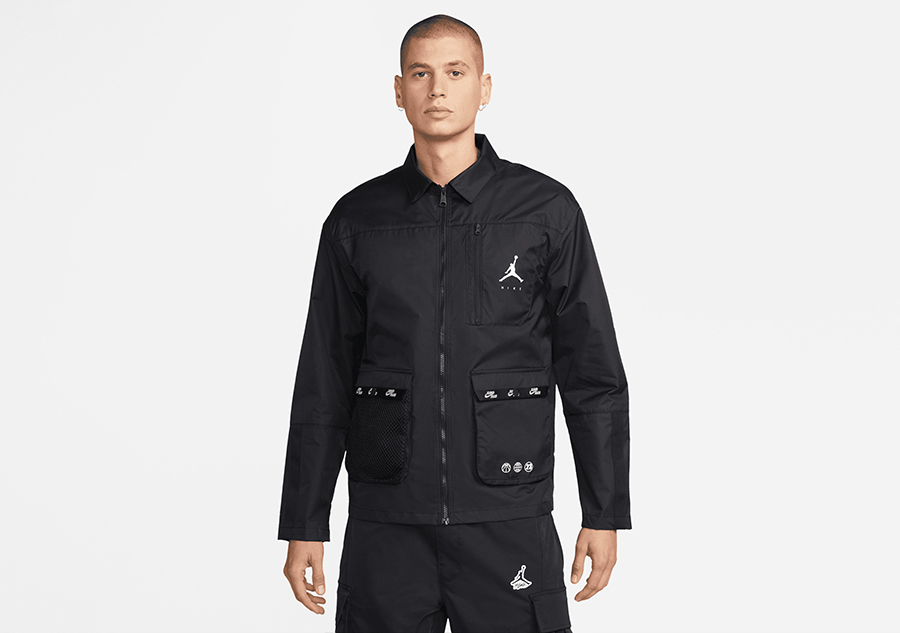 NIKE AIR JORDAN JUMPMAN STATEMENT JACKET BLACK price €137.50 ...