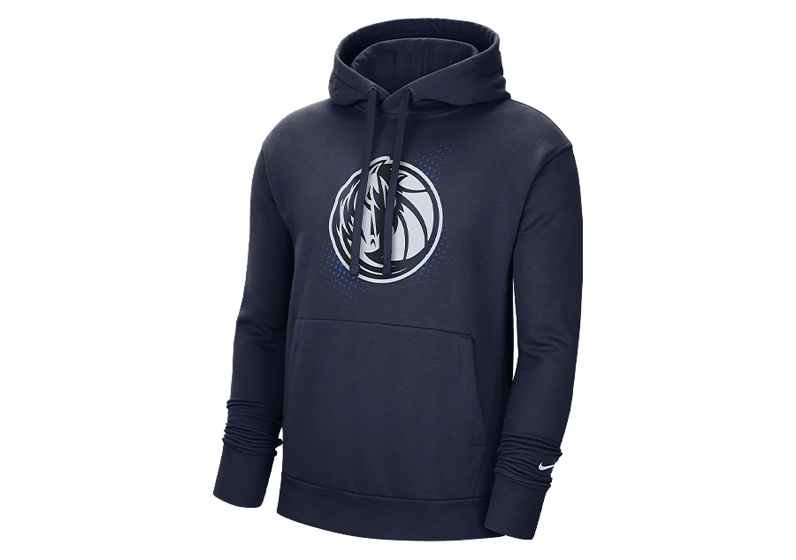 NIKE NBA DALLAS MAVERICKS FLEECE ESSENTIAL HOODIE COLLEGE NAVY