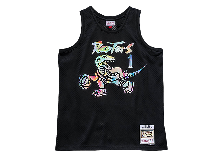 MITCHELL & NESS IRIDESCENT SWINGMAN JERSEY TRACY MCGRADY TORONTO RAPTORS