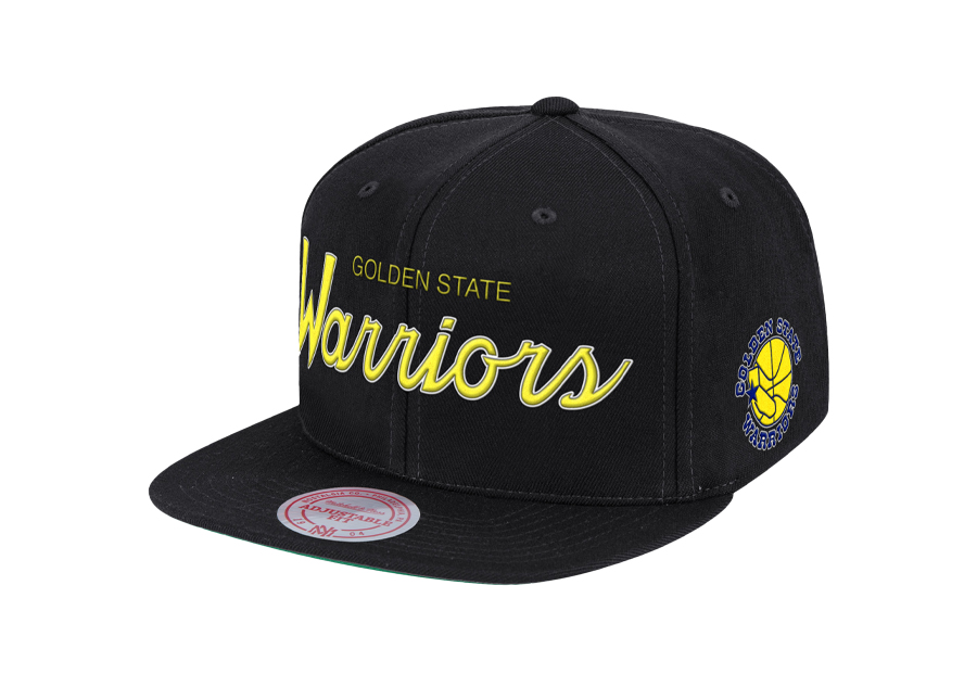 MITCHELL NESS FOUNDATION SCRIPT SNAPBACK HWC GOLDEN STATE