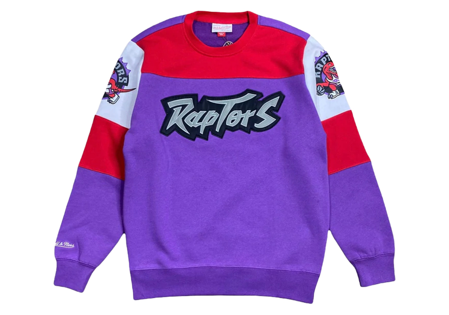 raptors mitchell and ness sweater