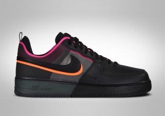 NIKE AIR FORCE 1 LOW REACT BLACK NEON