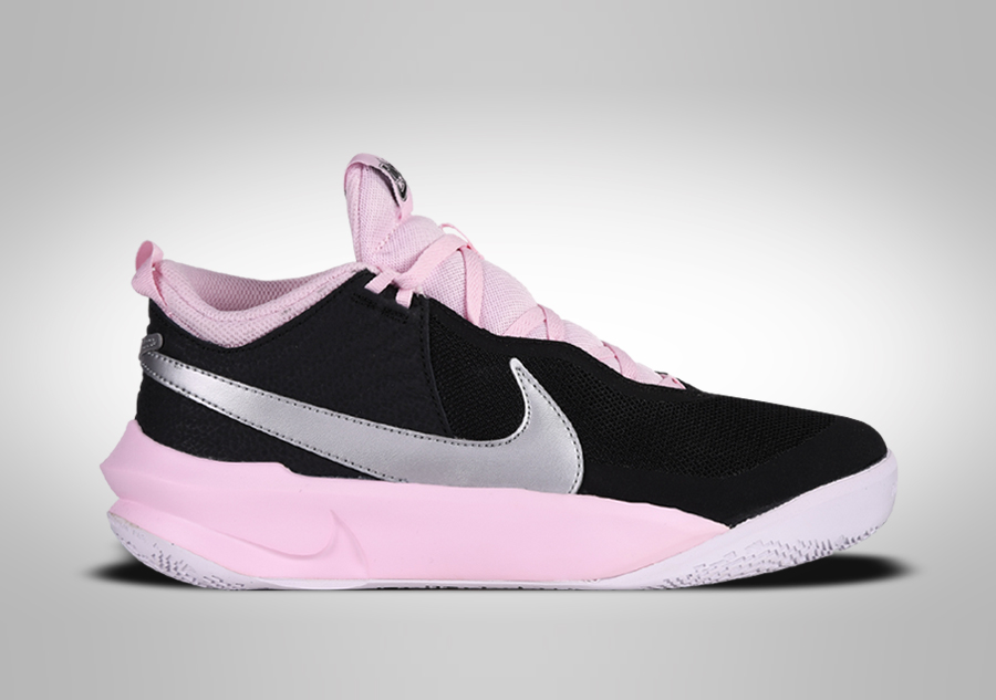 NIKE TEAM HUSTLE D 10 GS BLACK PINK METALLIC SILVER price 59.00 Basketzone