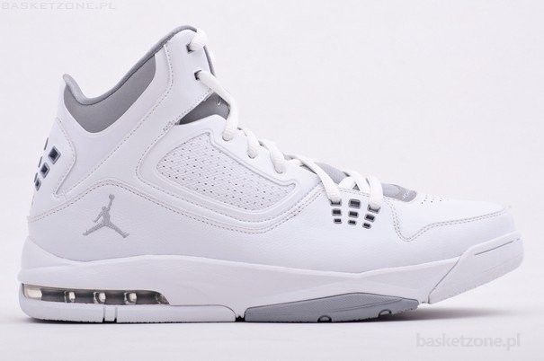 Grey and white jordan flights cheap