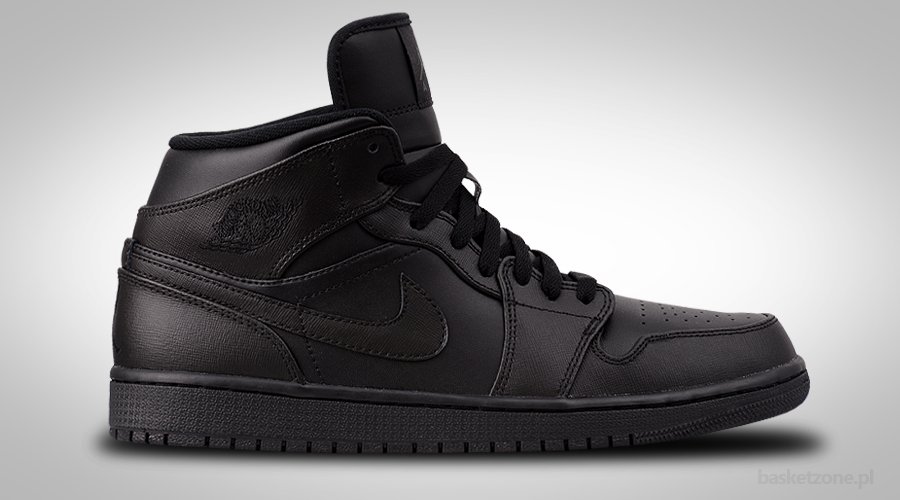 all black air jordan 1