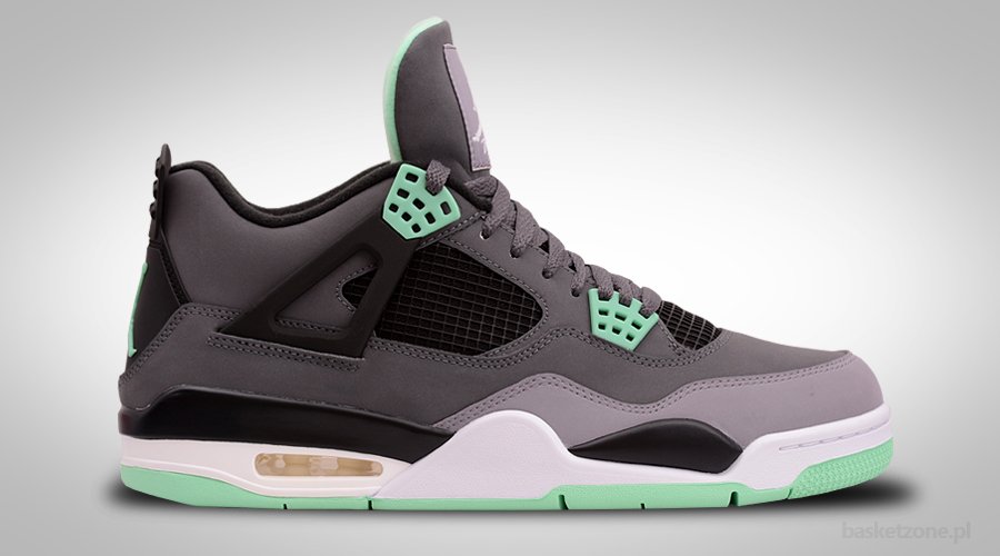NIKE AIR JORDAN 4 RETRO GREEN GLOW price 157.50 Basketzone