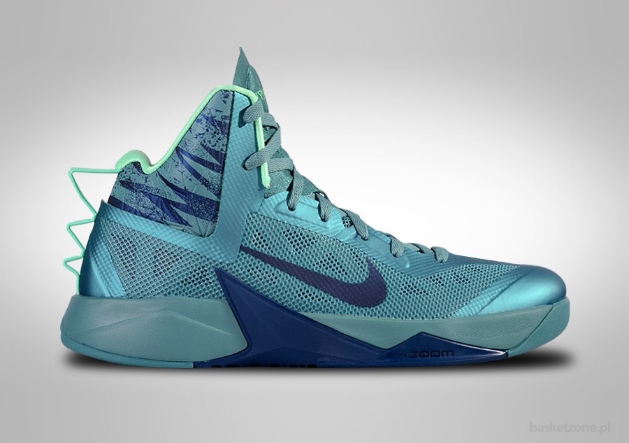 NIKE ZOOM HYPERFUSE 2013 MINERAL TEAL GREEN GLOW