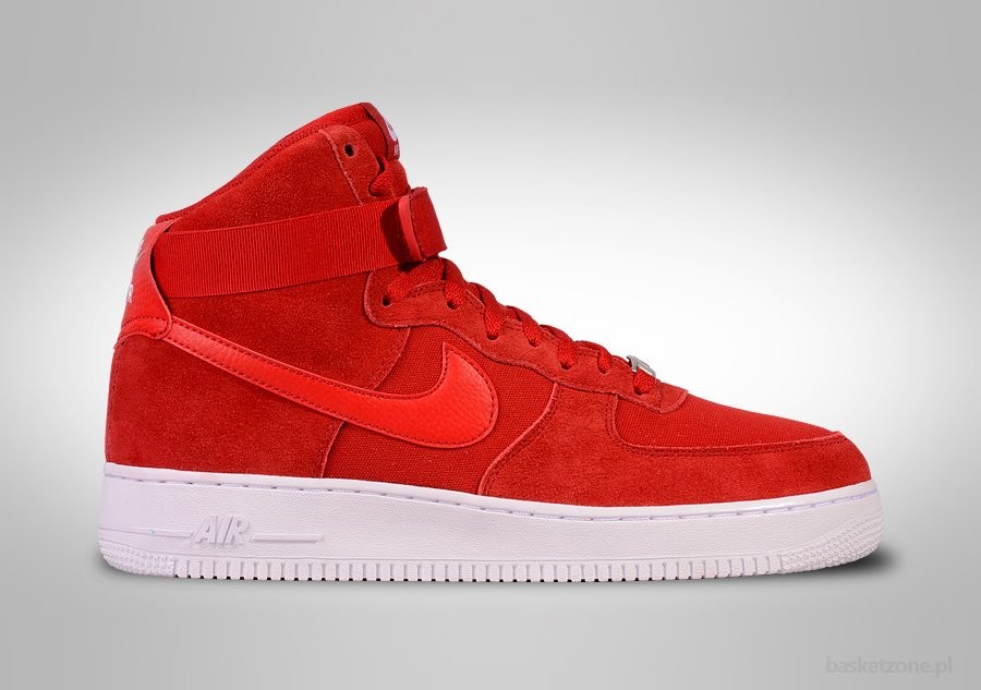 NIKE AIR FORCE 1 HIGH '07 GYM RED