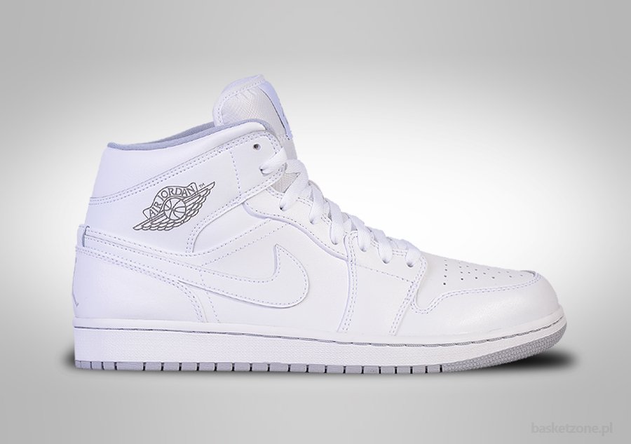 all white jordan retro 1